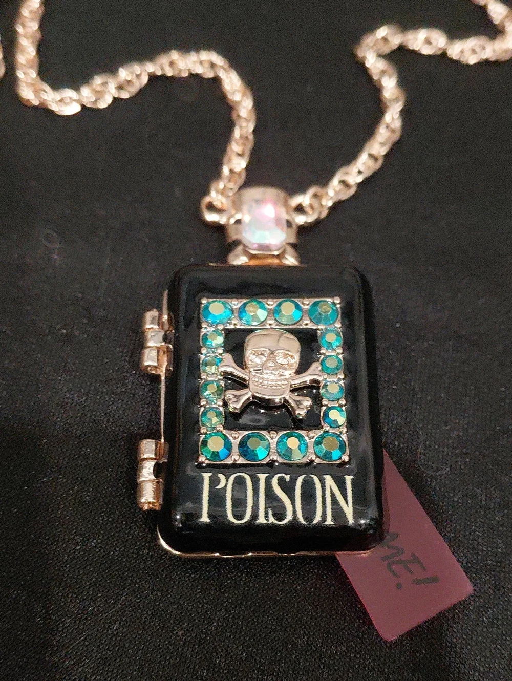 BETSEY JOHMSON Poison Locket Pendant Necklace